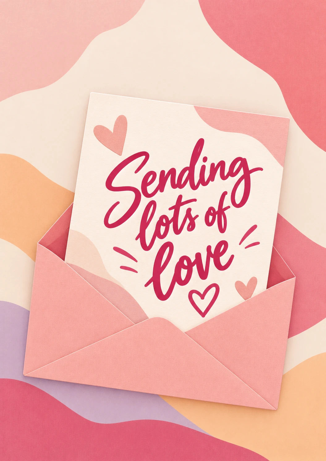 Sending Lots of Love Sympathy Card for Wife