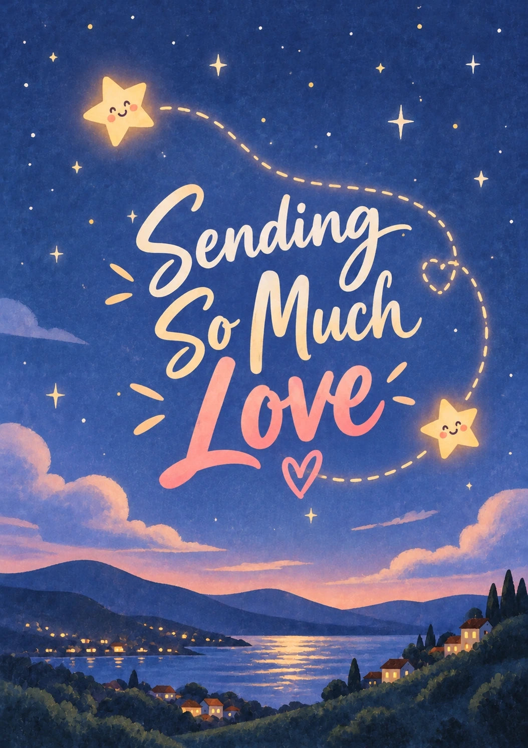 Friendship - Personalised Card — with punch holes
