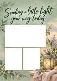Load image into Gallery viewer, Sending a Little Light Your Way Photo Upload Friendship Card for Wife
