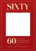 Load image into Gallery viewer, Person of the Year Photo Upload 60th Birthday Card for Him
