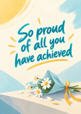 Load image into Gallery viewer, Congratulations - Personalised Card — with punch holes
