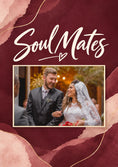 Load image into Gallery viewer, Soul Mates Watercolour Photo Upload Wedding Card for Colleague
