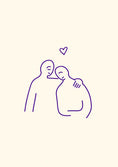 Load image into Gallery viewer, Thinking of you - Personalised Card — with punch holes
