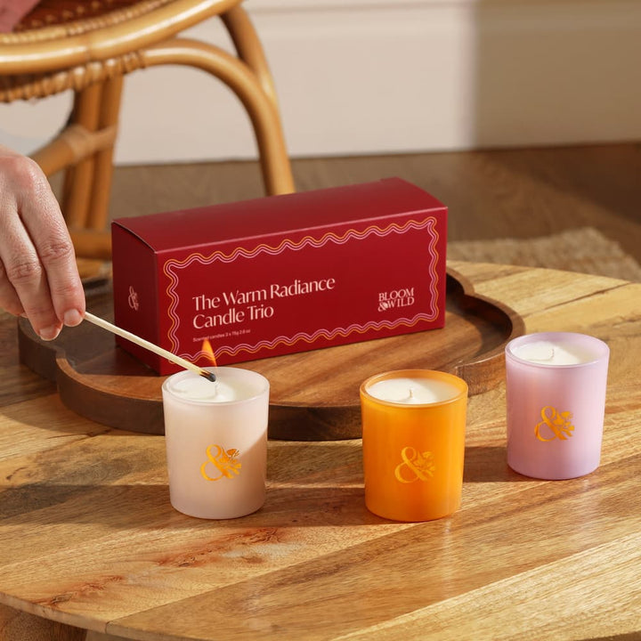 The Warm Radiance Candle Trio