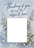 Load image into Gallery viewer, Thinking of You Floral Photo Upload Friendship Card for Friend
