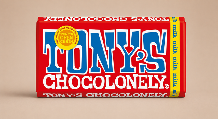Tony's Chocolonely Milk Chocolate Bar - 180g (32%, Vegetarian)