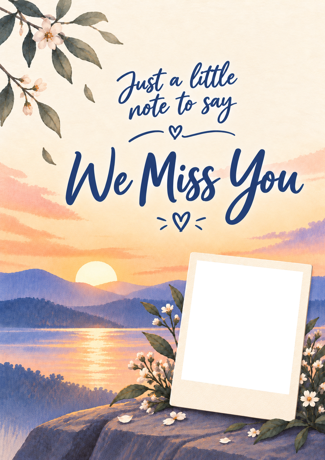 We Miss You Grandma Cooking Photo Upload Friendship Card