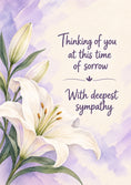 Load image into Gallery viewer, Sympathy - Personalised Card — with punch holes
