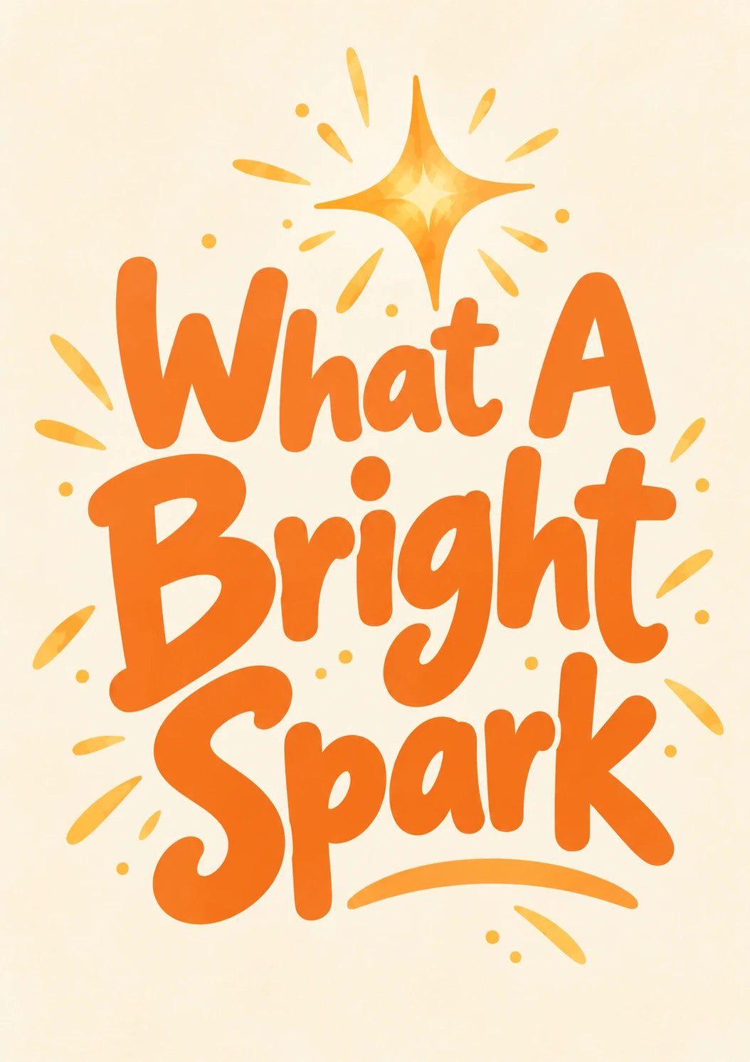 Funny Bright Spark Congratulations Card for Son