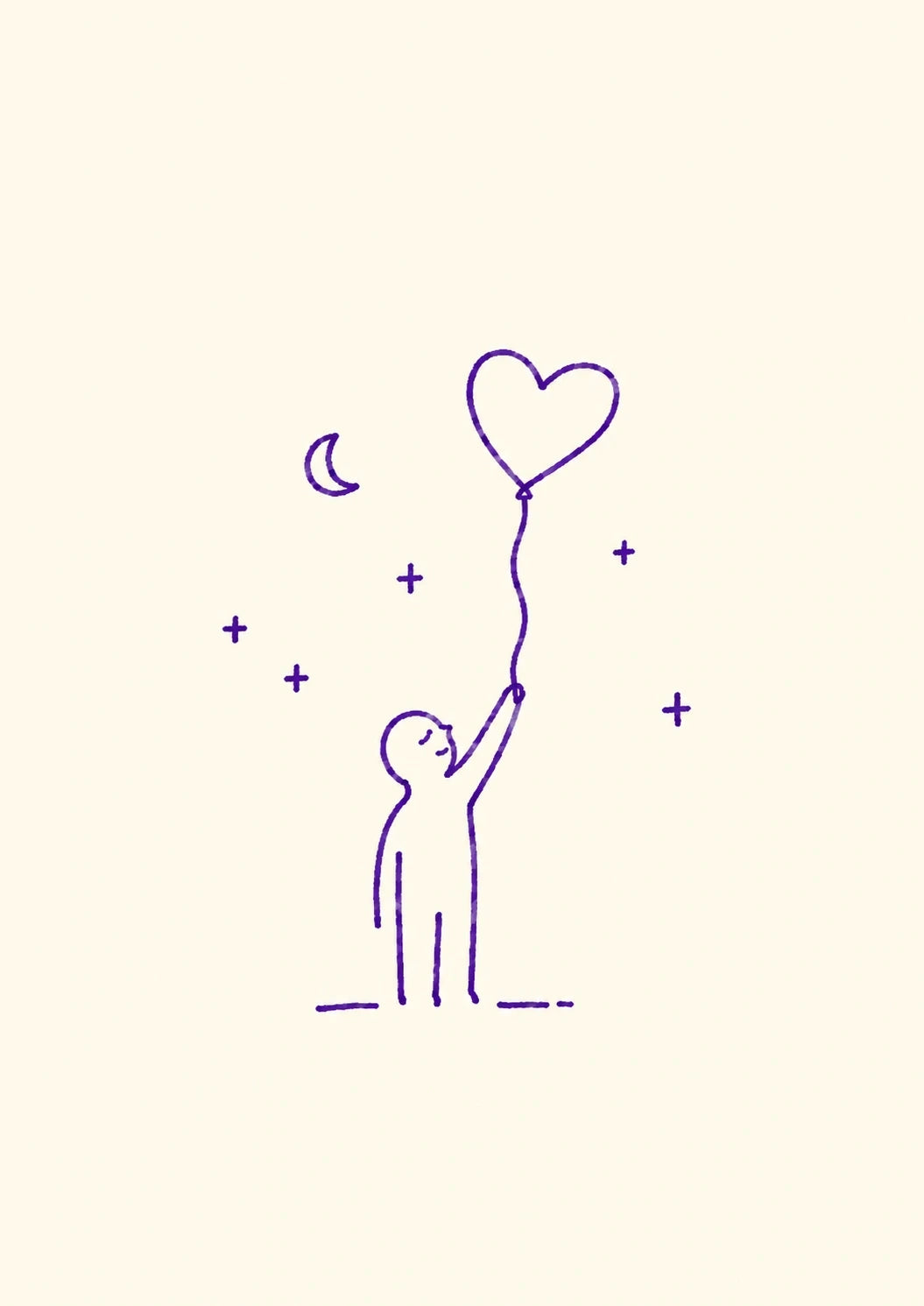 Thinking of you - Personalised Card — with punch holes