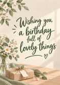 Load image into Gallery viewer, Wishing You Lovely Things friendship Card for Someone Special
