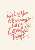 Load image into Gallery viewer, Lovely Things Floral friendship Card for Granddaughter
