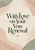 Load image into Gallery viewer, Weddings - Personalised Card — with punch holes
