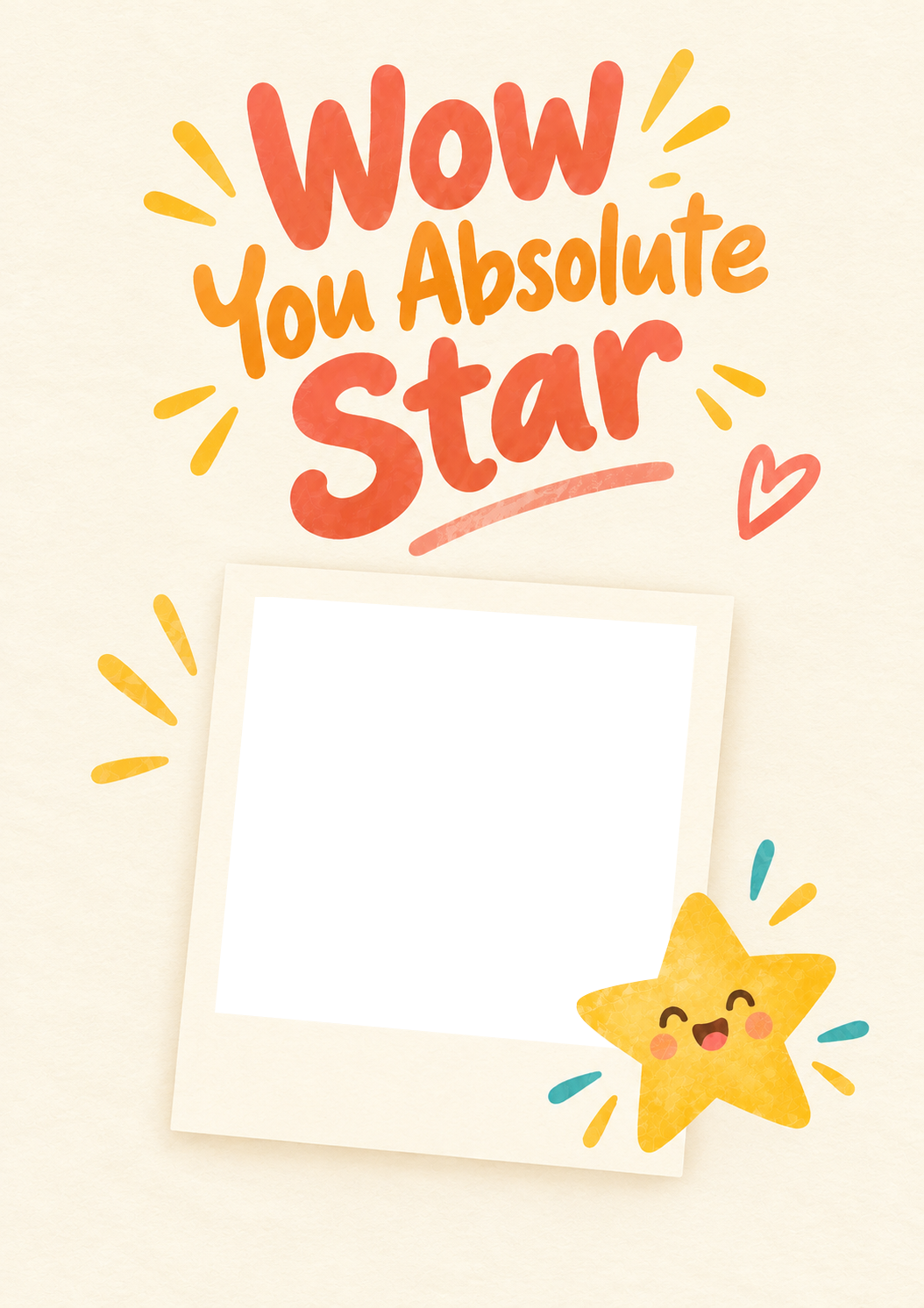 Wow You Absolute Star Photo Upload Congratulations Card for Niece