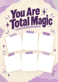 Load image into Gallery viewer, You Are Total Magic 6 Photo Upload Congratulations Card for Niece
