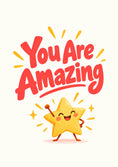 Load image into Gallery viewer, You Are Amazing Star Congratulations Card for Daughter
