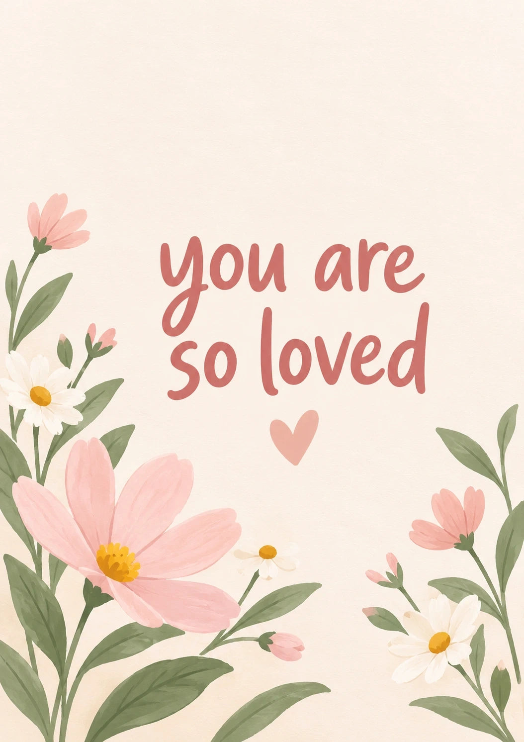 Sympathy - Personalised Card — with punch holes