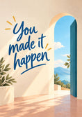 Load image into Gallery viewer, Congratulations - Personalised Card — with punch holes
