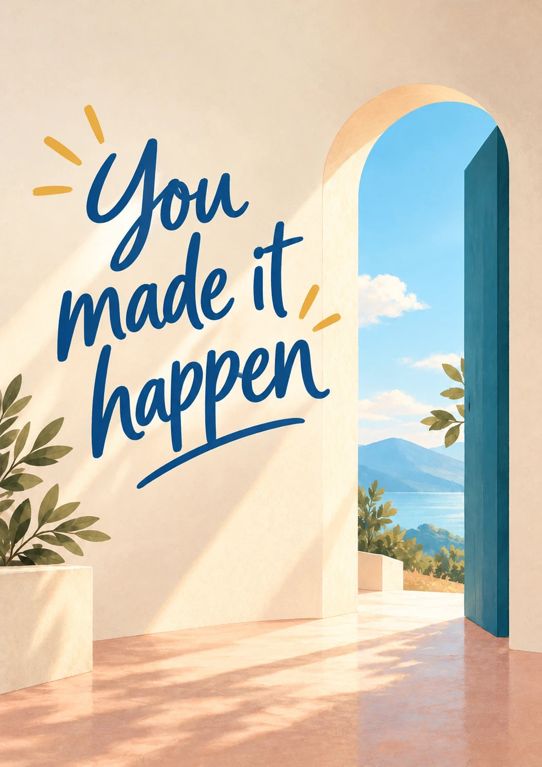 You Made It Happen Congratulations Card for Niece
