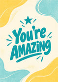 Load image into Gallery viewer, You're Amazing Star Burst Congratulations Card for Best Friend

