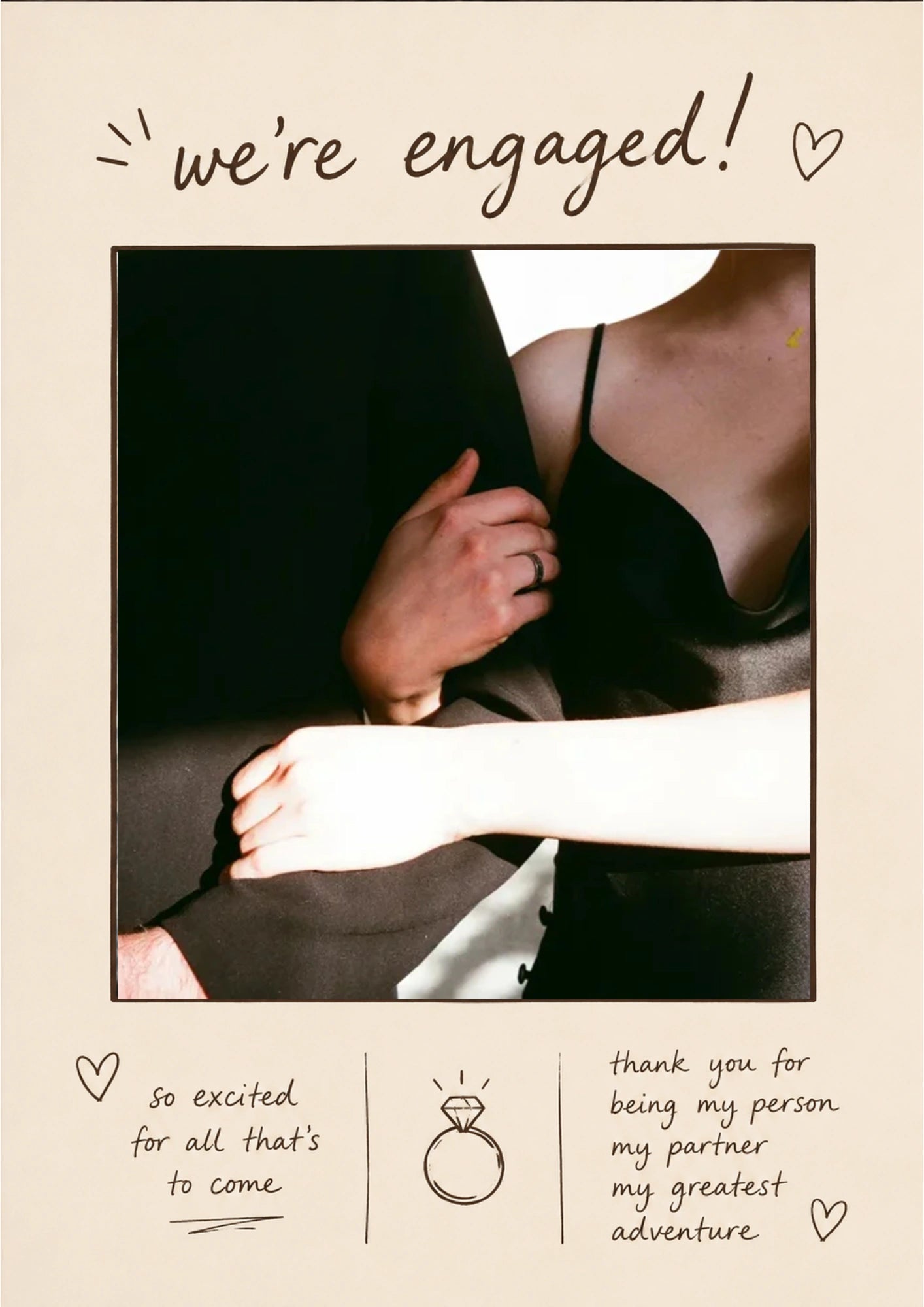 Engagement - Personalised Card