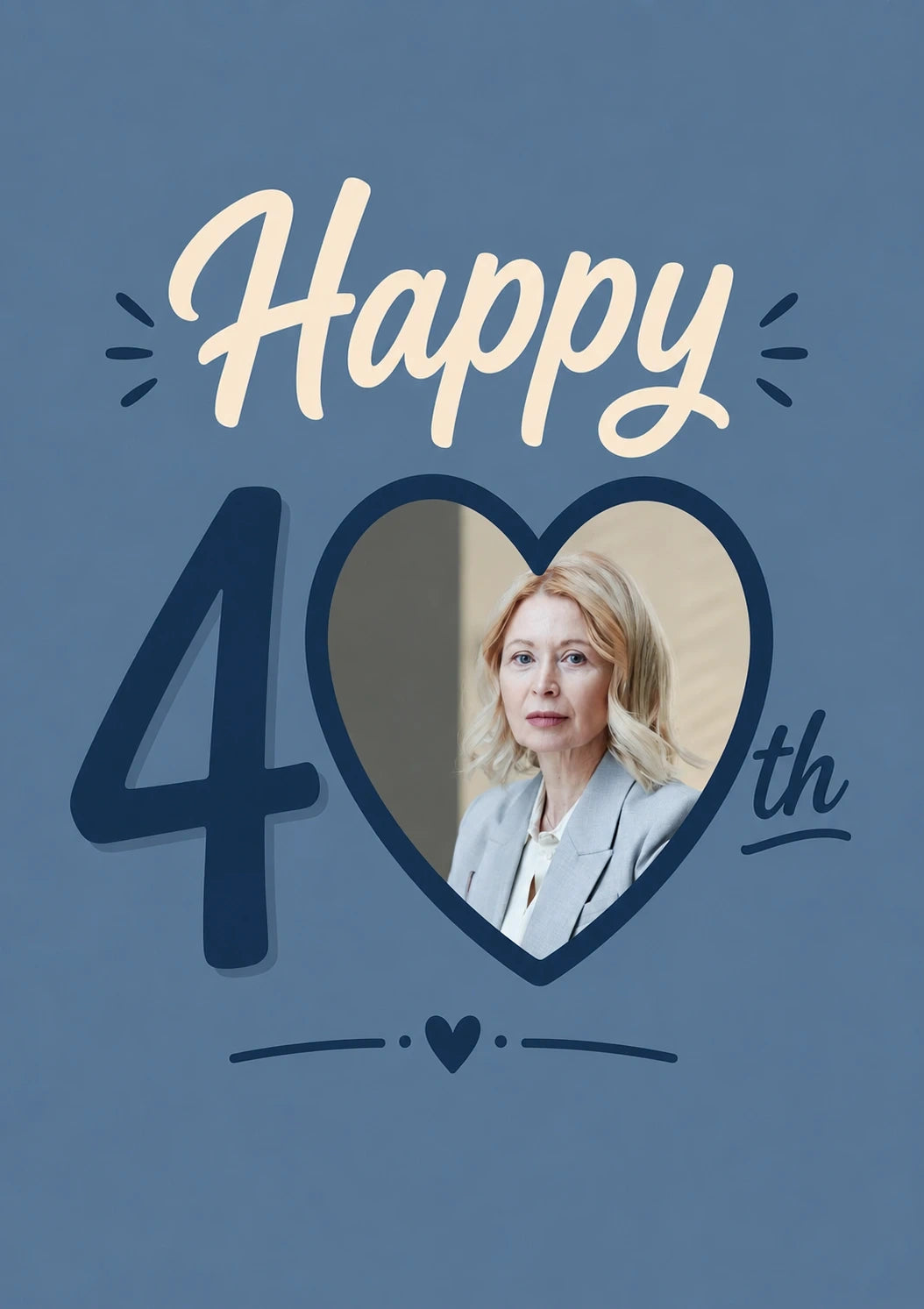 Birthdays - Personalised Card — with punch holes