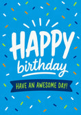 Load image into Gallery viewer, Birthdays - Personalised Card — with punch holes
