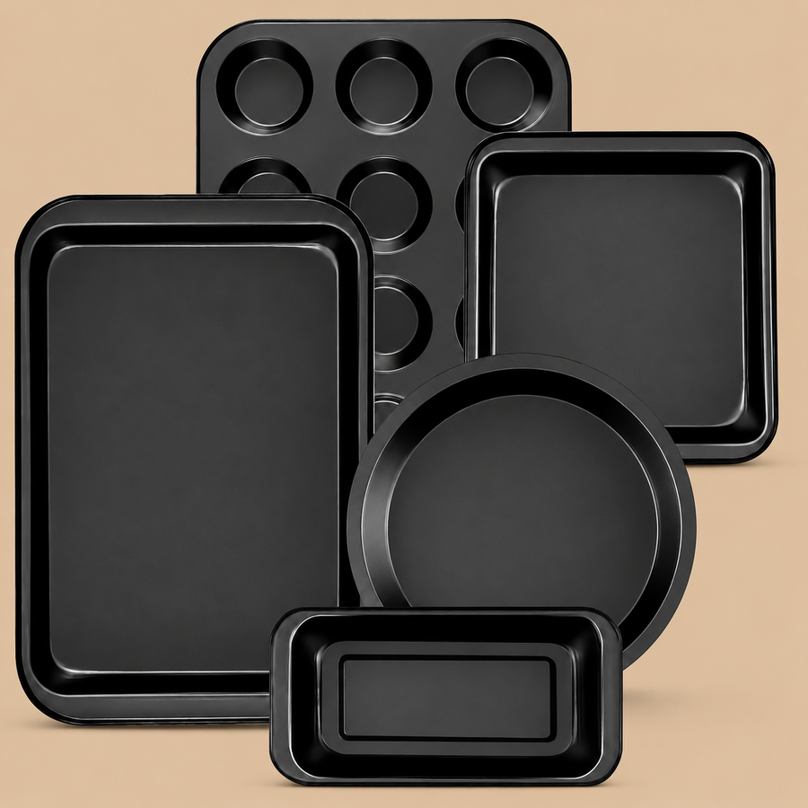 5-Piece Non-Stick Carbon Steel Baking Set