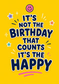 Load image into Gallery viewer, Birthdays - Personalised Card — with punch holes
