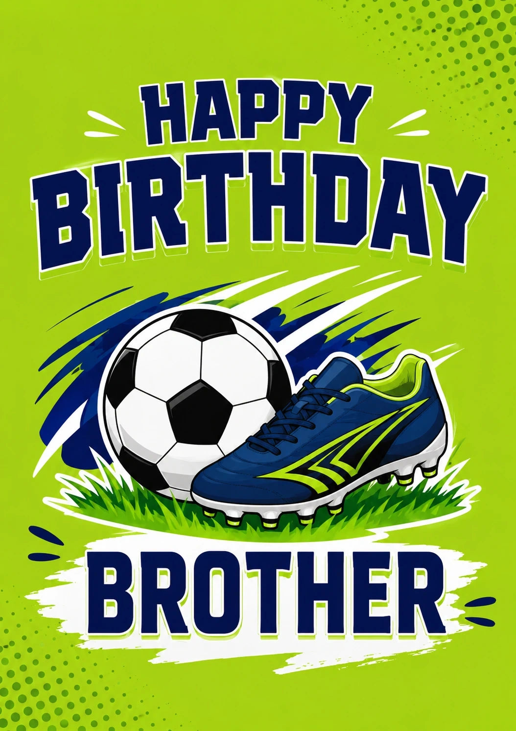 Birthdays - Personalised Card — with punch holes