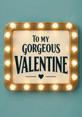 Load image into Gallery viewer, Valentine's day - Personalised Card — with punch holes
