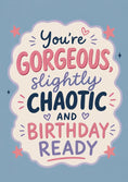 Load image into Gallery viewer, Birthdays - Personalised Card — with punch holes

