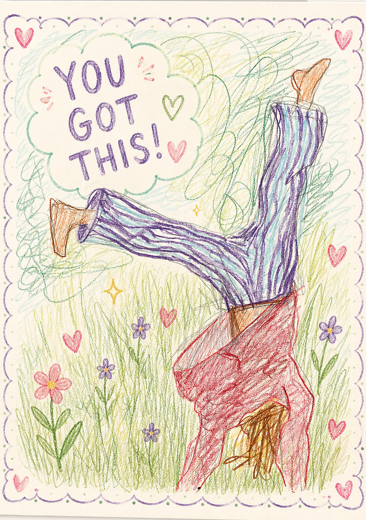 Good Luck Personalised Card