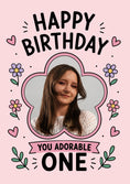 Load image into Gallery viewer, Birthdays - Personalised Card — with punch holes
