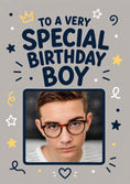 Load image into Gallery viewer, Birthdays - Personalised Card — with punch holes
