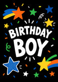 Load image into Gallery viewer, Colourful Stars Confetti 11th Birthday Card for Him
