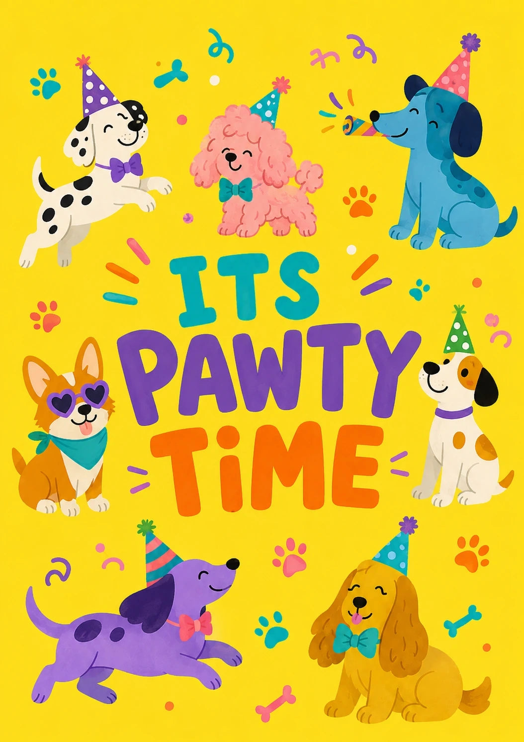 Birthdays - Personalised Card — with punch holes