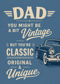 Load image into Gallery viewer, Funny Vintage Classic Car Dad 100th Birthday Card for Him
