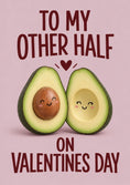 Load image into Gallery viewer, Valentine's day - Personalised Card — with punch holes
