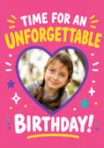 Load image into Gallery viewer, Time for an Unforgettable Photo Upload Birthday Card for Her
