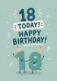 Load image into Gallery viewer, Birthdays - Personalised Card — with punch holes
