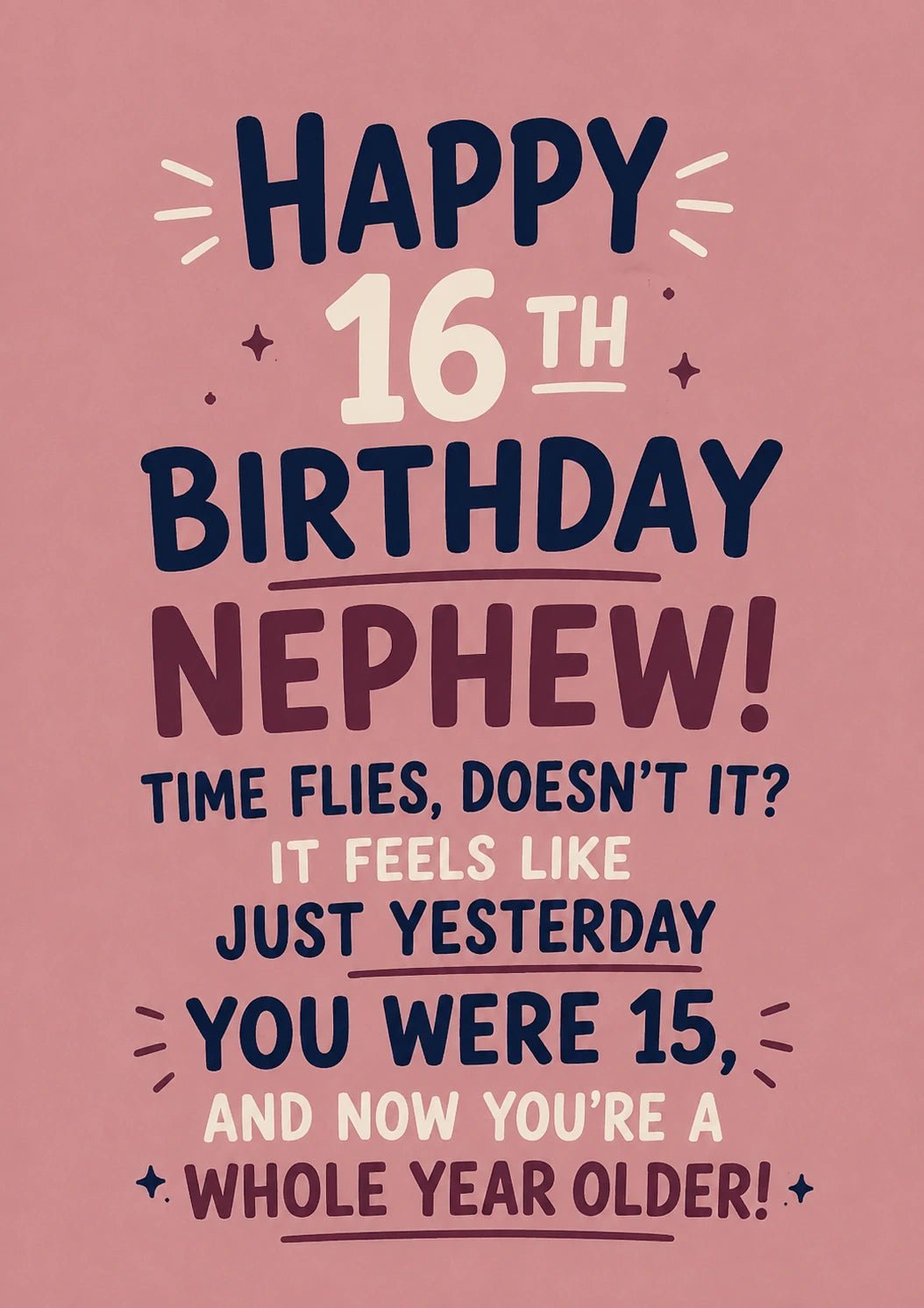Birthdays - Personalised Card