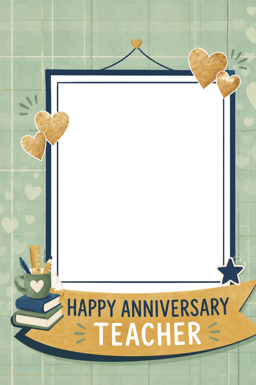 Happy Anniversary Teacher Photo Upload Anniversary Card