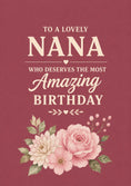 Load image into Gallery viewer, Floral Bouquet Nana Amazing Birthday Card for Her
