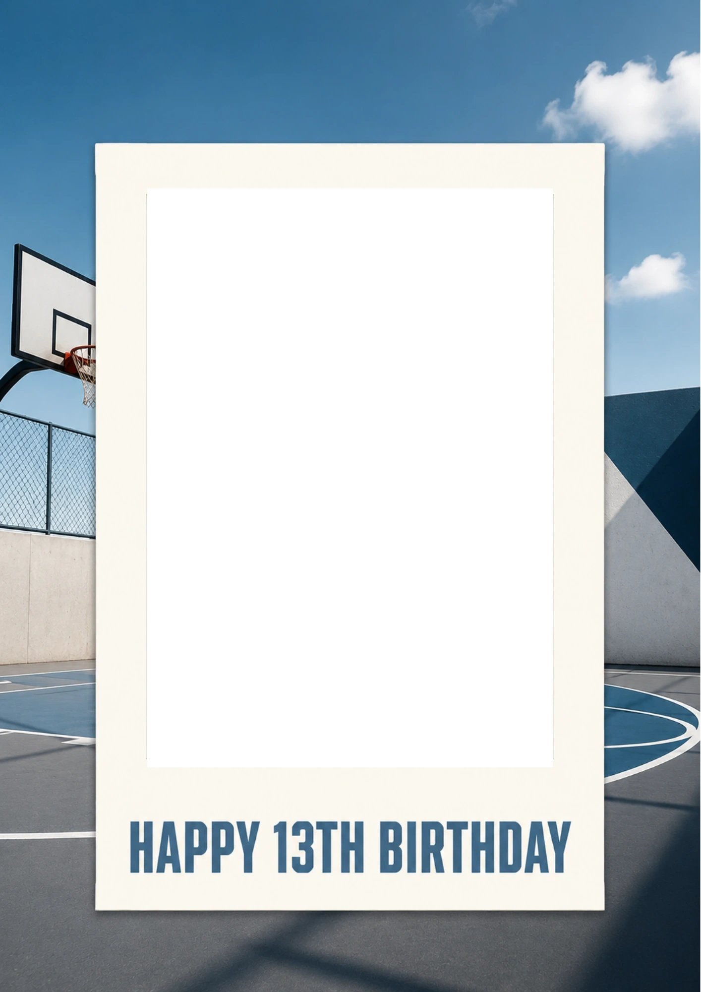 Birthdays - Personalised Card — with punch holes