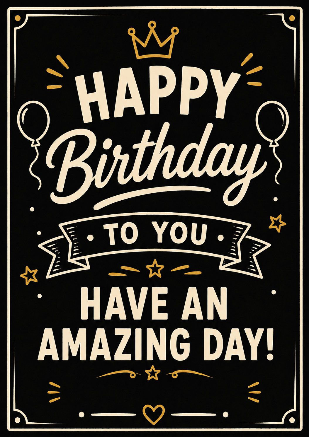 Birthdays - Personalised Card