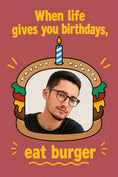 Load image into Gallery viewer, Birthdays - Personalised Card — with punch holes

