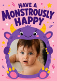 Load image into Gallery viewer, Birthdays - Personalised Card — with punch holes
