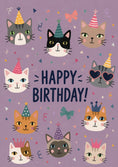 Load image into Gallery viewer, Cute Party Cats 15th Birthday Card
