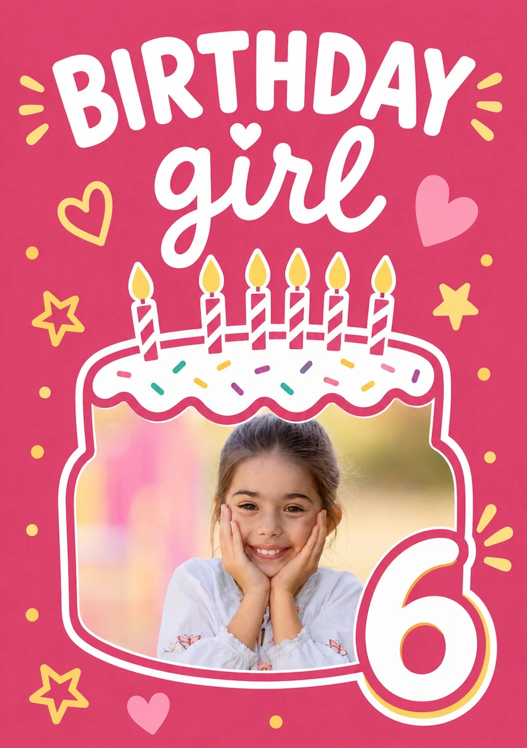 Birthdays - Personalised Card — with punch holes